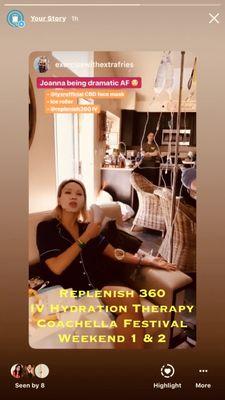 Replenish 360 IV Hydration Therapy - Coachella (Facial Masks and IV Drips)