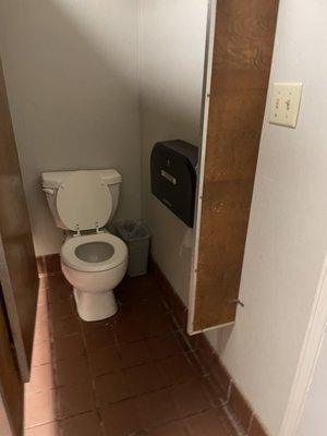 Women stall in the restroom