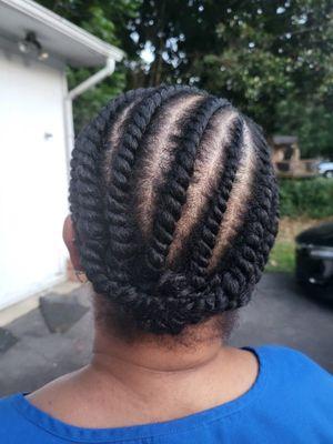 Back of twist style