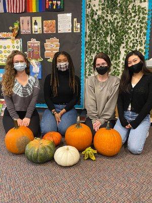 Our Toddler Team loves teaching about the changing seasons!