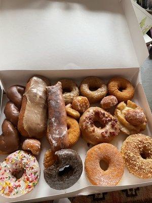 Beautiful quality and selection of donuts!