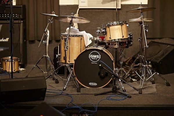 Studio 1 GMS drum kit.The set is 5 piece set up as 4 in the photo