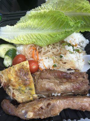 Spare Rib Broken Rice Combo 'Com Suon Bi Cha'