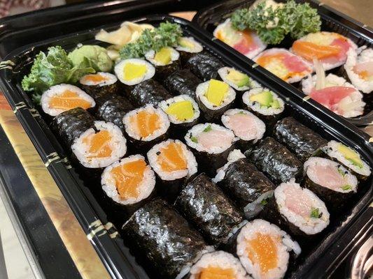 Takeout sushi