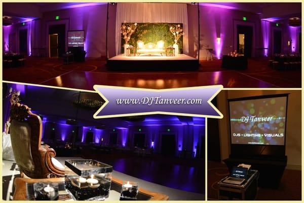 DJ, Lighting and Visuals setup at San Ramon Marriott
 -DJ Tanveer