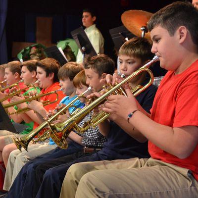 Music is offered in all grades, band starts in 3rd grade, choir in middle school.