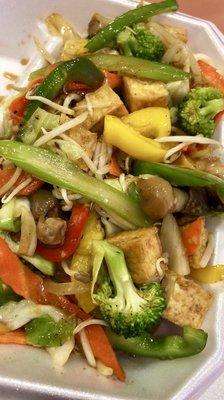 Tofu & veggie stir fry