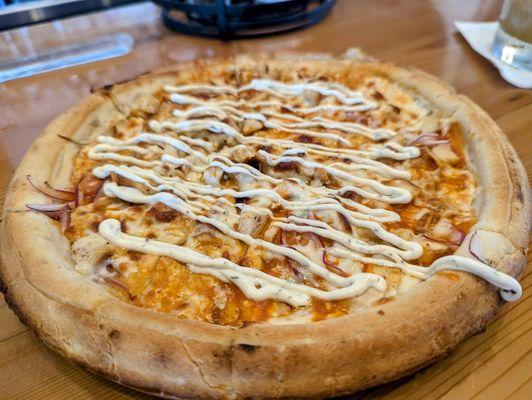 Buffalo Chicken Pizza.. Gluten Free