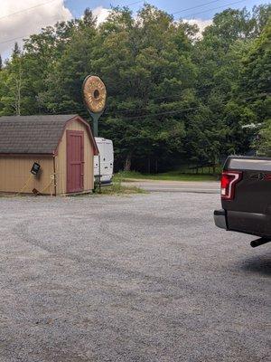 The Donut Sign! Hard to miss if you're traveling on Route 28 between Inlet and Old forge.