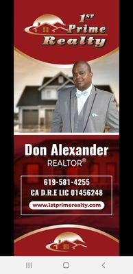 Real Estate Broker and Owner Don Alexander