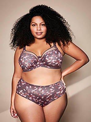 Goddess Kayla / Banded Underwire / Bra 6162 Shown in Gray Blossom coming March 2021.