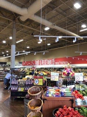 Fruits and Vegetables section