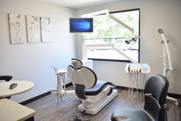 The operatories in Summit Family & Cosmetic Dentistry