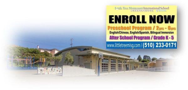 Enroll Now Preschool & After school