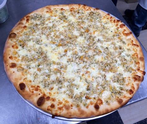 White Clam Pizza