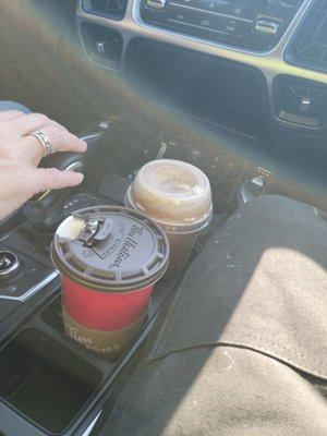 French Vanilla and a Large Ice Capp