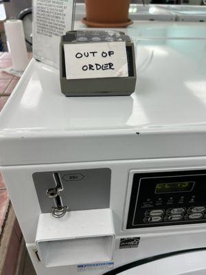 Out of order!!!