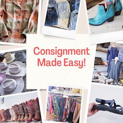 Consignment is easy!