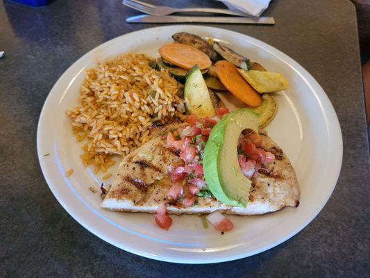 Chicken Lite with vegetables (lunch)