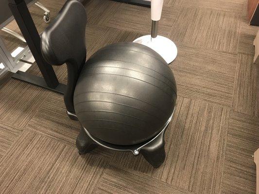 An ergonomic chair