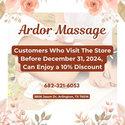 Welcome to Ardor Massage