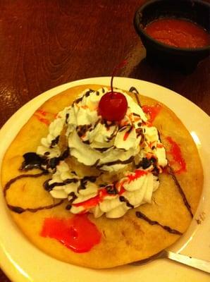 Fried ice cream!!! Before my meal