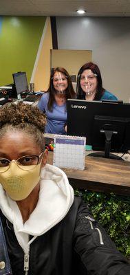 Selfie with Front Desk!