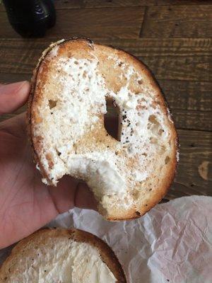 Everything Bagel with Cream Cheese