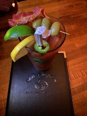 Best bloody Mermaid- bloody mary with tequila and vodka!