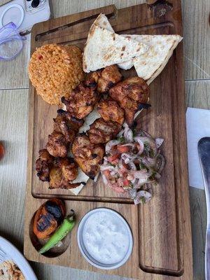 5. Meyhane Chicken Shish Kebab - amazing presentation