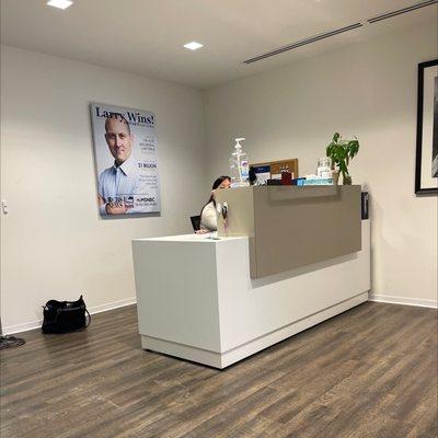 Front desk of the office