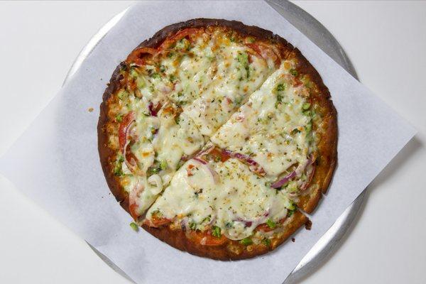 Veggie Medley Cauliflower Crust Pie