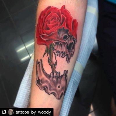 attoo done by Woody