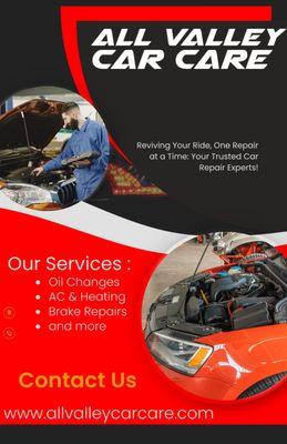 All Valley Car Care- Auto Repair