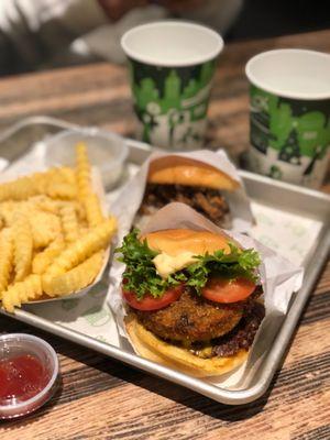 Shack Stack, Parmesan Truffle Fries, Truffle Burger