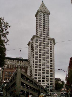 "Sinking Ship" Garage and Smith Tower