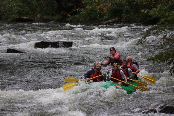 Family fun on Natahala River