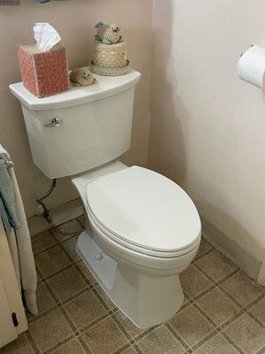 New Kohler Toilet install