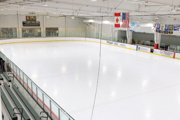 Practice Rink.  Photo by Seth Allen of Seth James Photography.