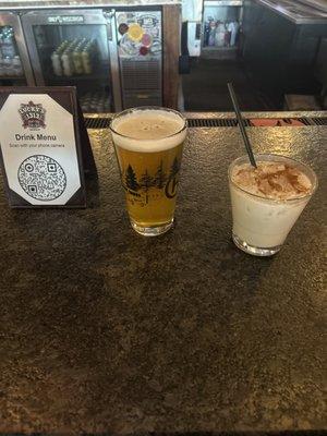 beer and a snickerdoodle tap drink