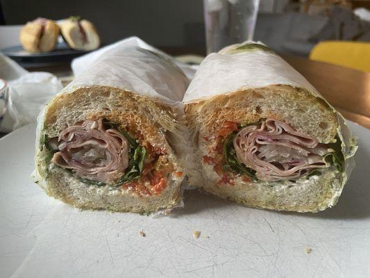 Mortadella hoagie ($15)