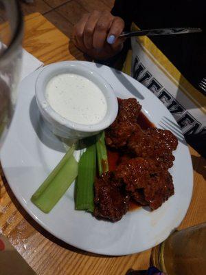 Chipotle honey boneless wings