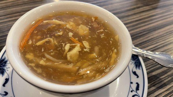 Hot and sour soup.