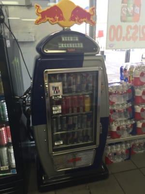 Old school gas pump style fridge!!