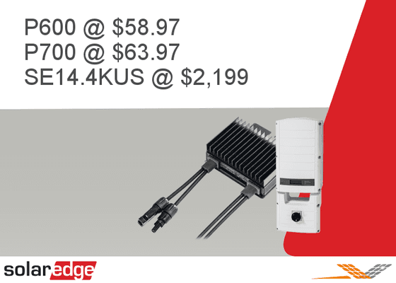 This week RENVU offers the SolarEdge commercial line with deep discounts. Check it out here: https://lnkd.in/eq65xBV The P600...