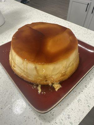 The flan cheesecake