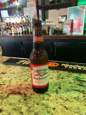 They got Budweiser so I got that going for me!