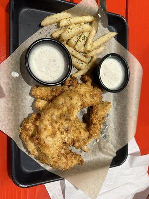 5 of the 6 piece chicken tender meal. Yummy!