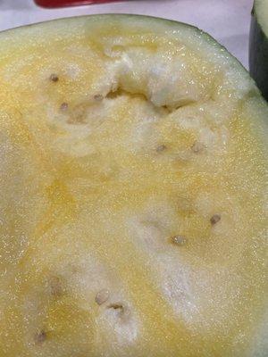 Yellow watermelon