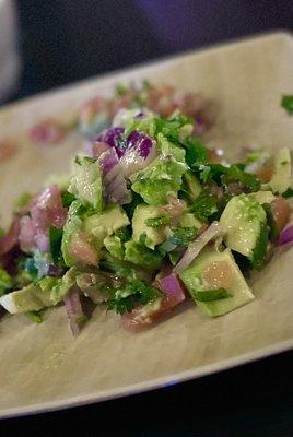 Guacamole, was more of a mixed avocado picante.